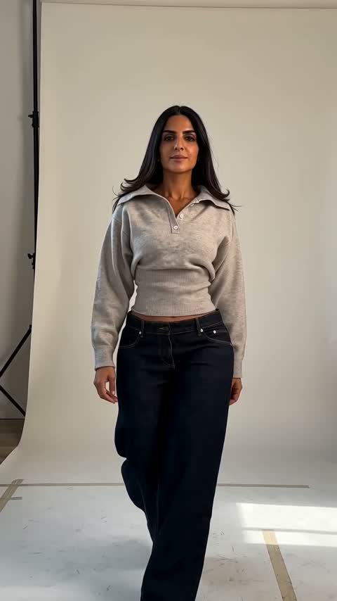 Fashion portrait — In the studio